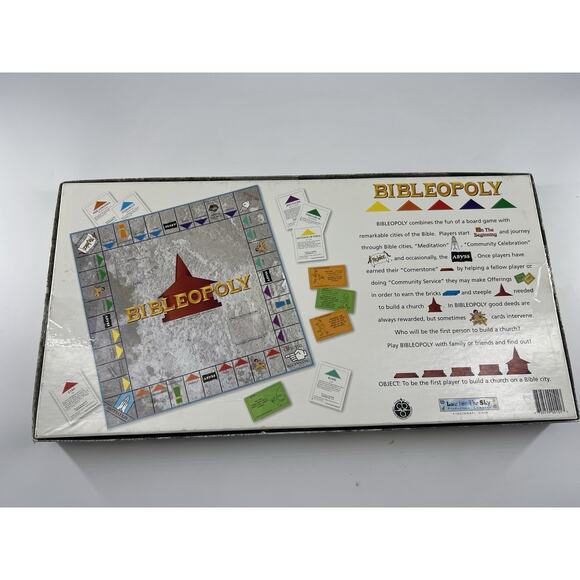 BIBLEOPOLY Board Game Biblical Game of Fun and Faith Complete 1991 - Christian - Picture 5 of 12